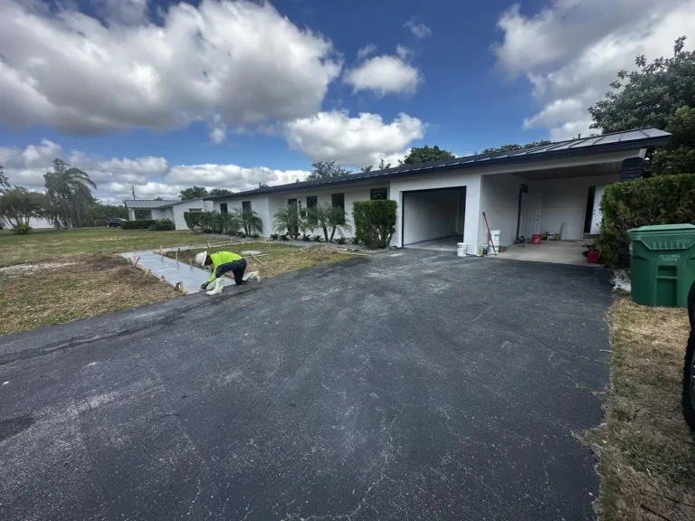 A final wide-angle shot capturing the refreshed and modern look of the renovated residence in Pinecrest, FL.