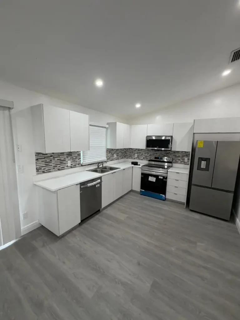 Final wide-angle shot capturing the success and quality of the residential structural renovation in Vero Beach, FL.